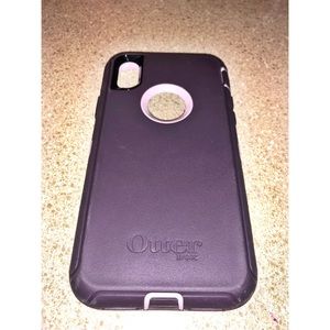 iPhone X Otterbox (Purple)